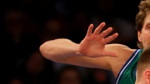 Porzingis y Nowitzki en duelo en el Madison Square Garden.
