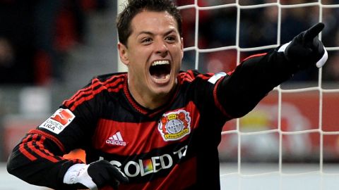 Javier Hernández ha marcado 19 goles en todas las competencias desde su llegada al Bayer.