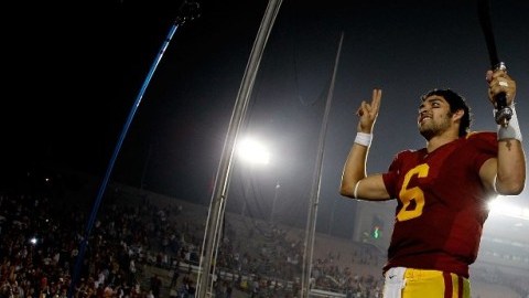 El 1 de enero de 2009, Mark Sánchez tuvo cinco touchdowns para un triunfo sobre Penn State en el Rose Bowl.