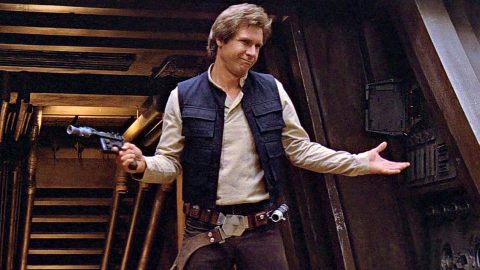 Harrison Ford como Han Solo.