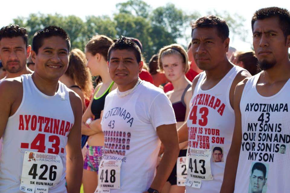 Amado Tletempa y Antonio Tizapa también corrieron la Maratón de Nueva York. Foto Crédito: Cortesía/El Diario. 