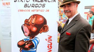 El historietista mexicano Sixto Valencia Burgos, creó al personaje Memín Pinguín.
