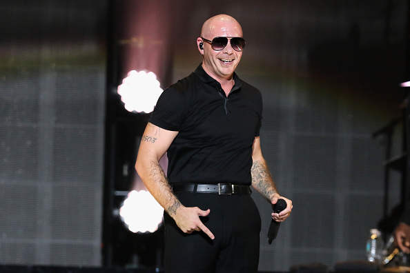El cantante Pitbull fue el encargado de poner a bailar a los invitados de la boda de Sofía Vergara.