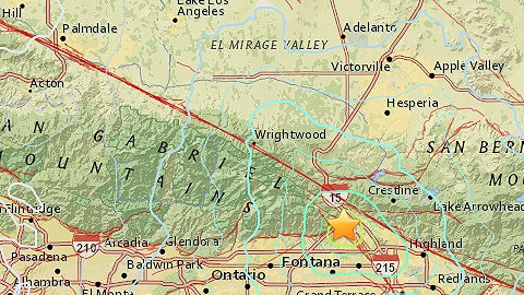 El sismo de 4.4 ocurrió el 29 de diciembre en la tarde, en Inland Empire.