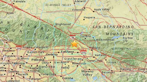 El sismo de 4.4 ocurrió el 29 de diciembre en la tarde, en Inland Empire.