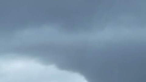 Un tornado ocurrido cerca de Marks, Mississippi.