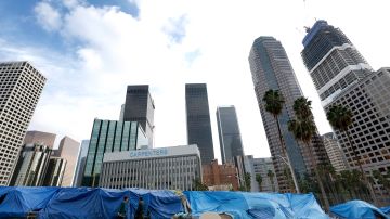 El último conteo encontró un aumento de personas viviendo en las calles de LA.
