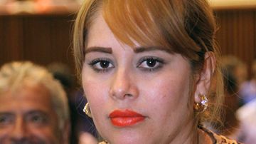 La diputada del Congreso de Sinaloa Lucero Sánchez, vinculada por la Fiscalía de México con Joaquín "El Chapo" Guzmán.