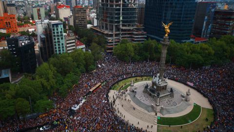 Angel de la Independencia en la Ciudad de México.