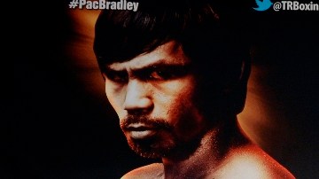 Bob Arum durante la conferencia de prensa en Los Ángeles para promover la pelea Pacquiao vs. Bradley.