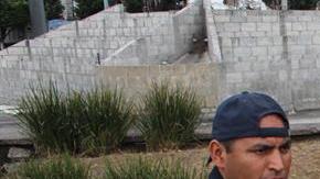 Un agente del Mando Único en la ciudad de Cuernavaca, en el estado de Morelos. México.