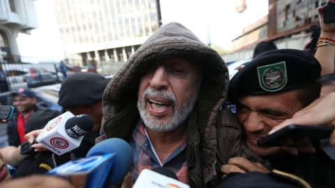 El expresidente de la Federación de Fútbol de Guatemala, Brayan Jiménez, arrestado tras más de un mes prófugo de las autoridades. Foto: EFE.