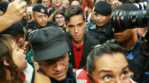 Wendell Lira, un delantero hasta hace unos días desempleado.