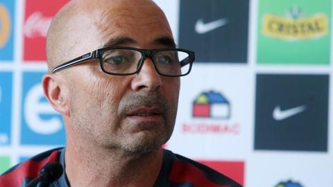 Jorge Sampaoli, técnico de la selección de Chile. Foto: EFE.
