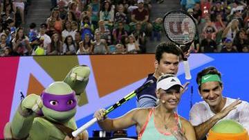 Inauguración del Abierto de Australia. Foto: EFE.