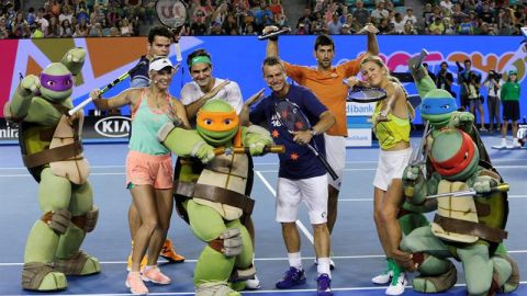 Inauguración del Abierto de Australia. Foto: EFE.