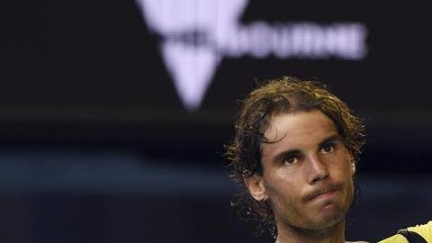 Rafael Nadal se despide, tras caer en la primera ronda del Abierto de Australia, primer Grand Slam del año. Foto: EFE.