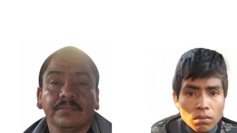 Detenidos por su presunta participación en la desaparición de los 43 normalistas.