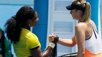 Serena Williams eliminó a Maria Sharapova del Abierto de Australia. Foto: EFE.
