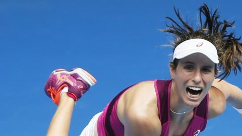 Johanna Konta, la revelación del Abierto de Australia.