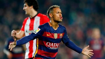 Neymar cerró la cuenta del Barcelona para calificar a semifinales de la Copa del Rey.
