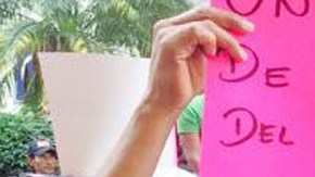 Lla alcaldesa del municipio mexicano de Temixco, Gisela Mota, del izquierdista Partido de la Revolución Democrática.