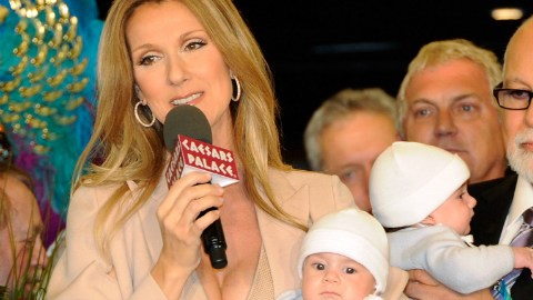 Celine Dion Rene Angelil y familia