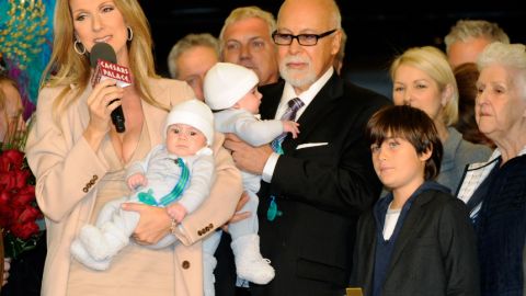 Celine Dion Rene Angelil y familia