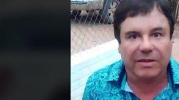Una de las fotos de la entrevista de "El Chapo" con Sean Penn y Kate del Castillo que circula en redes sociales.