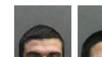 De izd. a der.: Hossein Nayeri, Jonathan Tieu, y Bac Duong, presos peligrosos que se  fugaron en el Condado de Orange.