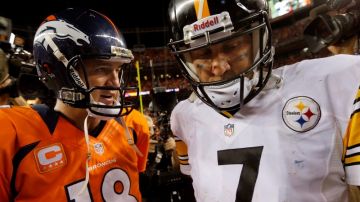 Los ya históricos QB Peyton Manning y Ben Roethlisberger se verán las caras cuando Denver y Pittsburgh se enfrenten por el pase a la final de la Conferencia Americana de la NFL.