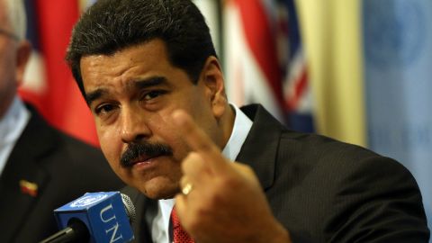 El presidente Nicolás Maduro acusa a EEUU de intervenir en los asuntos internos de Venezuela.