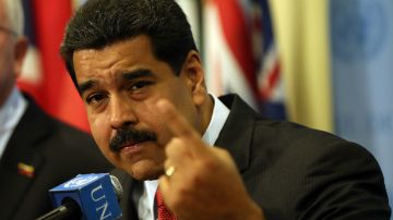 El presidente Nicolás Maduro acusa a EEUU de intervenir en los asuntos internos de Venezuela.