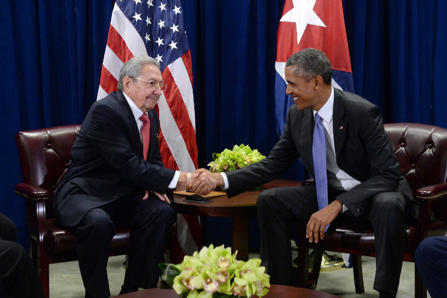 Raúl Castro y Barack Obama