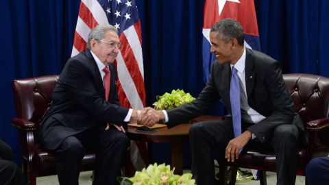 Raúl Castro y Barack Obama