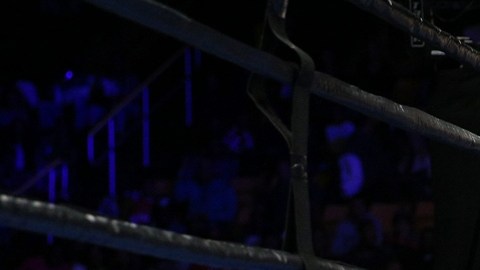 Imagen de la pelea de pesadilla. El boricua Prichard Colón se duele de golpes en la nuca sufridos en su pleito con Terrel Williams el 17 de octubre en Fairfax, Virginia.