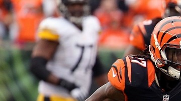 Antonio Brown, de los Steelers, el mejor receptor de la NFL, tratará de hacerle daño a los Bengals.