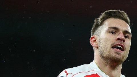 Aarón Ramsey, jugador del Arsenal. Foto: Getty Images.