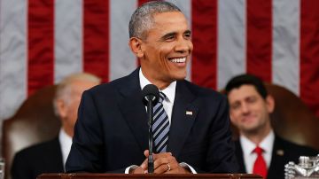 El presidente Barack Obama ofrece el "Estado de la Unión" ante el Congreso.