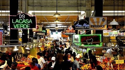 El mercado de Grand Central en el centro de Los Ángeles.