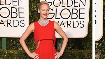 Las actrices Jennifer Lawrence y Jennifer López asistieron a los Golden Globes esta tarde pero solo una acertó con su vibrante vestido.