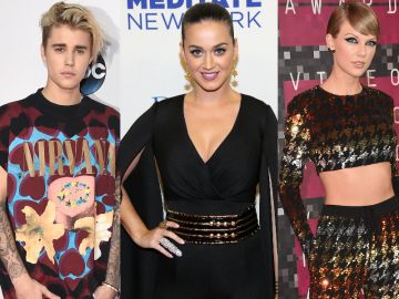 Parece que este famoso trío, Justin Bieber, Katy Perry y Taylor Swift tiene algo fuerte en común.