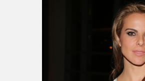 Kate del Castillo contestó algunas preguntas de un paparazzi.