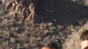 Cuatro miembros de la familia Porras que ha solicitado asilo en EEUU.