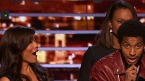 Nicasio durante su inesperado discurso.