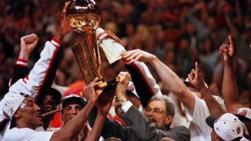 Los Bulls de Phil Jackson de 1996, uno de los mejores equipos de la historia.