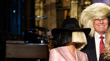 Donald Trump en uno de los sketches de "Saturday Night Live" en noviembre.