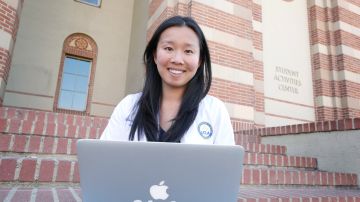Marcela Zhou, estudiante de UCLA.