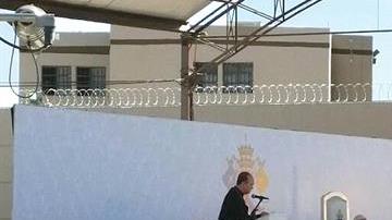 El Sumo Pontífice visitó a reos en CIudad Juárez.