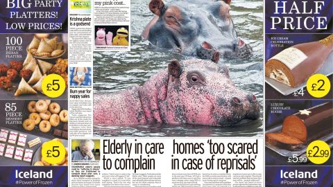 La prensa británica le dio amplia cobertura al hallazgo.
